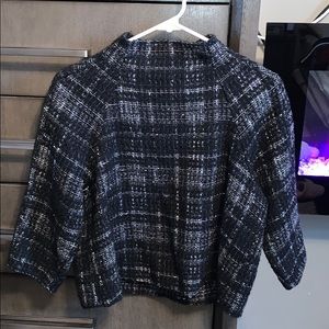Wool cropped sweater